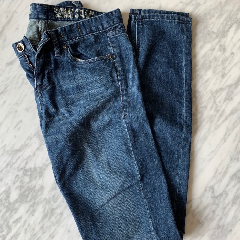 Madewell skinny blue jeans